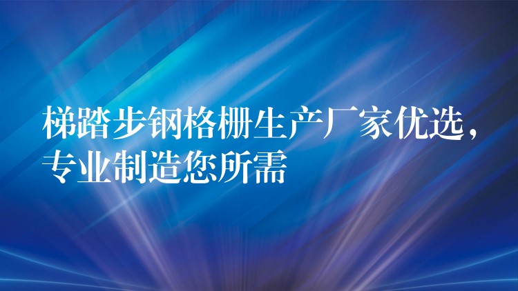 梯踏步钢格栅生产厂家优选，专业制造您所需