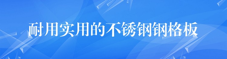 耐用实用的不锈钢钢格板